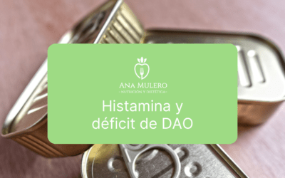 Histamina y déficit de DAO