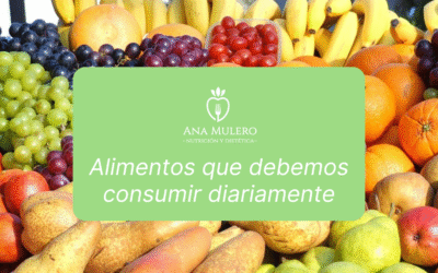 Alimentos que debemos consumir diariamente